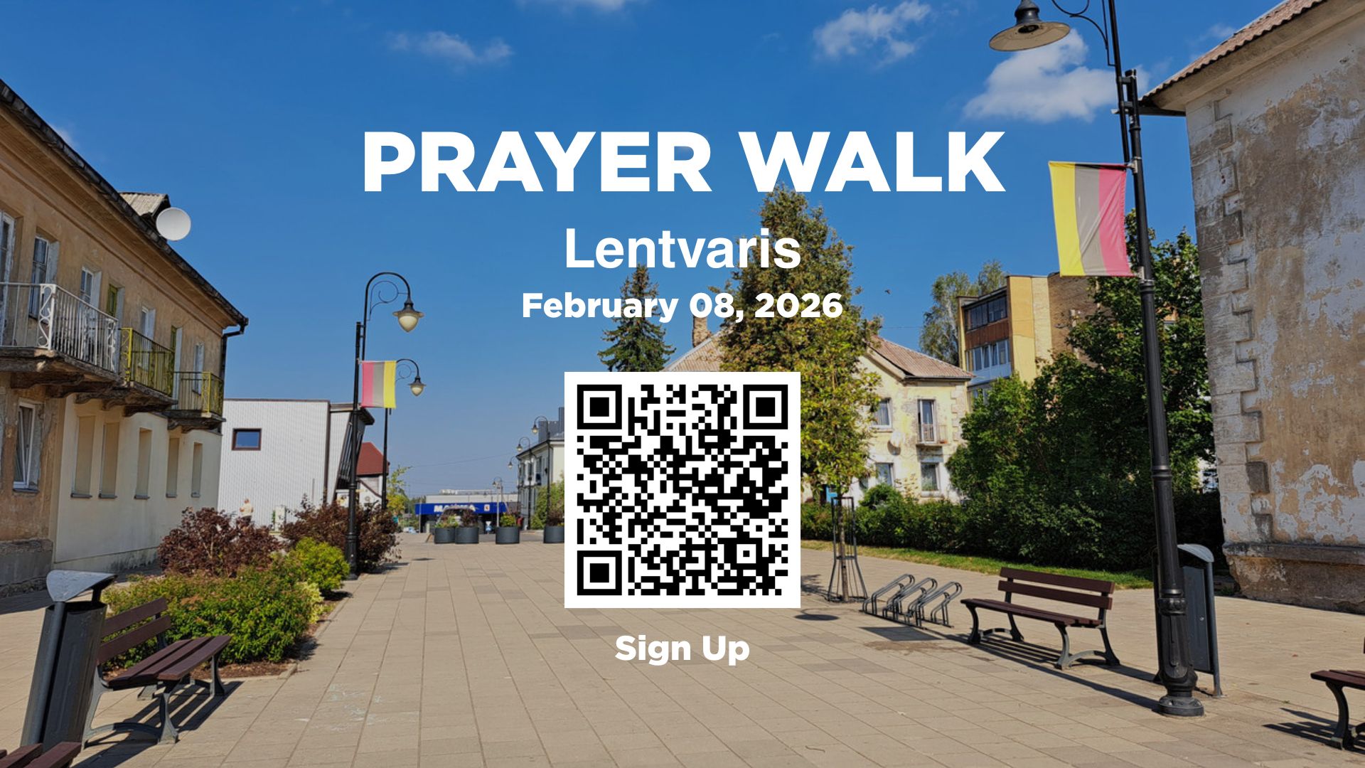 Prayer Walk – Lentvaris